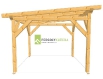 Pergola č. 3 - 3,1 x 3,5 m