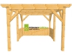 Pergola č. 1 - 3 x 4 m